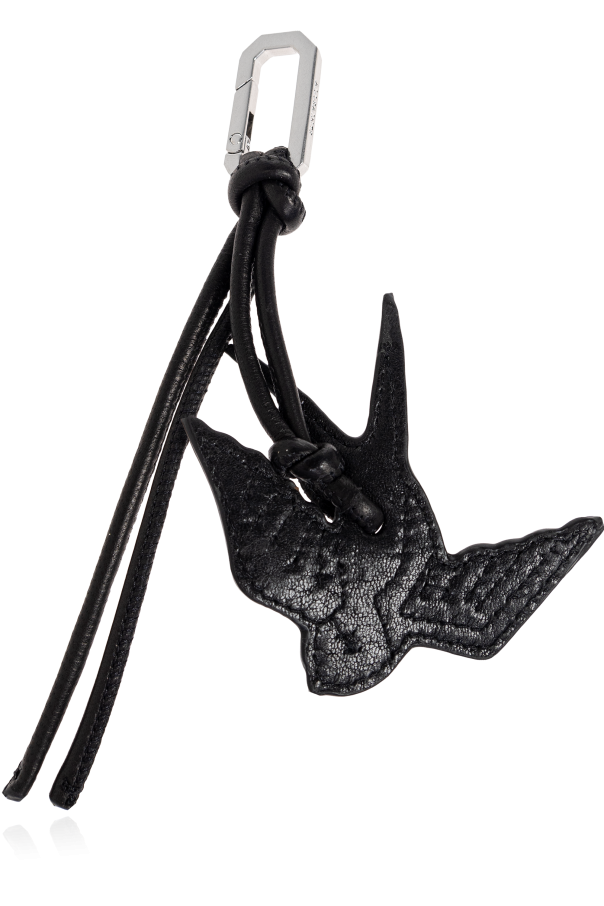 AllSaints Leather keyring ‘Swallow’
