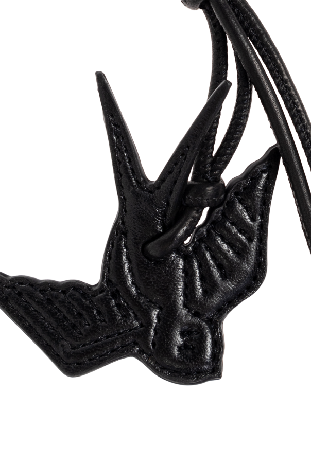 AllSaints Leather keyring ‘Swallow’