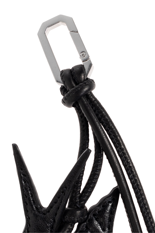 AllSaints Leather keyring ‘Swallow’