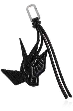 Leather keyring ‘Swallow’