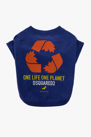 Dog t-shirt from ‘one life one planet’ collection od Dsquared2