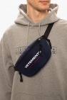 VETEMENTS NAVY BLUE Branded belt bag