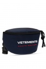 VETEMENTS NAVY BLUE Branded belt bag