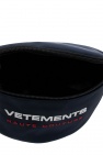 VETEMENTS NAVY BLUE Branded belt bag