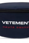 VETEMENTS NAVY BLUE Branded belt bag