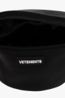 VETEMENTS BLACK Belt bag with logo
