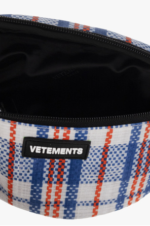 VETEMENTS Checked belt bag