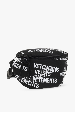 VETEMENTS small Frayme zipped pre-owned bag Nude