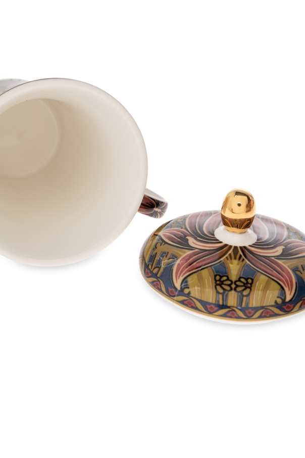 Etro Home Porcelain mug with lid