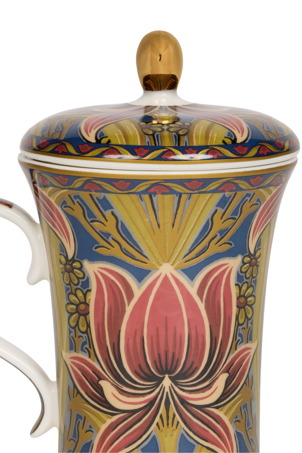 Etro Home Porcelain mug with lid