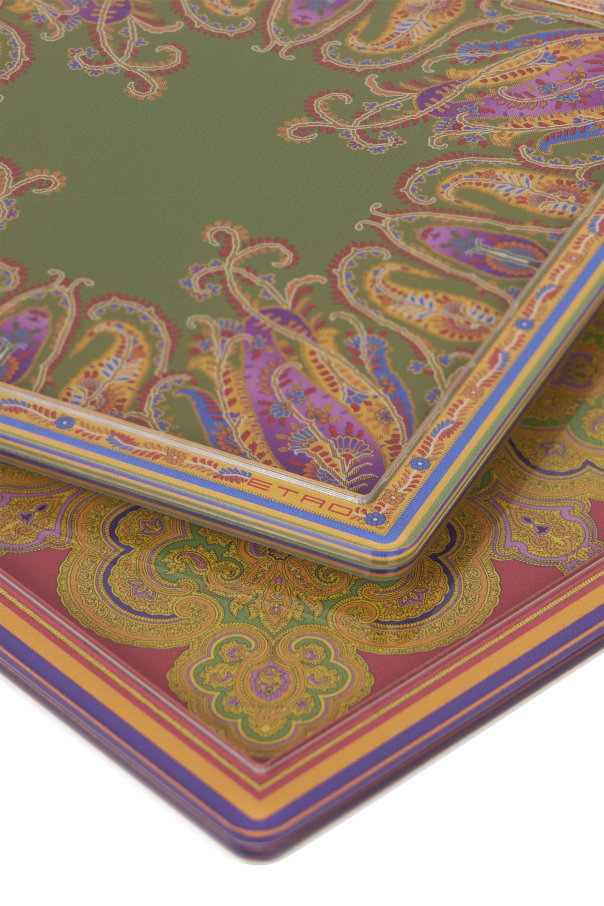Etro Home Two patterned coasters