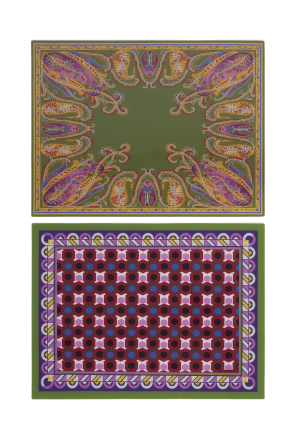 Zwei gemusterte untersetzer od Etro Home