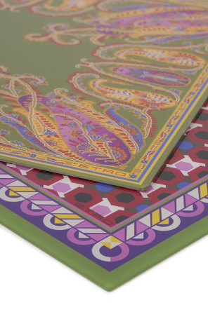 Zwei gemusterte untersetzer od Etro Home