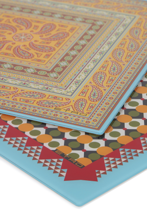 Zwei gemusterte untersetzer od Etro Home