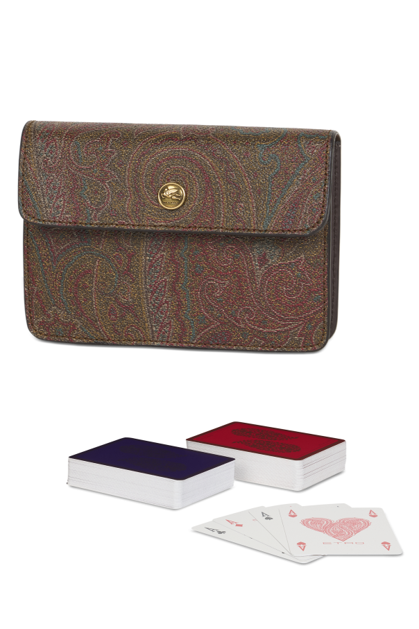 Etro Home 'Scala Quaranta' set with card case