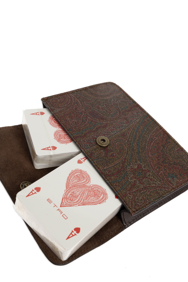 Etro Home 'Scala Quaranta' set with card case