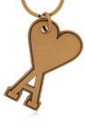 Ami Alexandre Mattiussi GOLD Keyring with charm