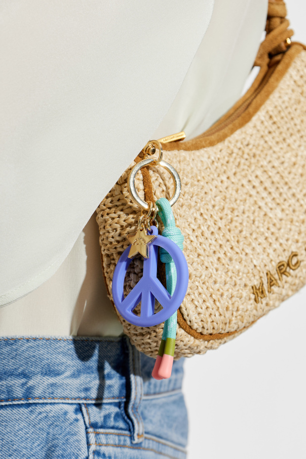 The Upside Keyring with charms