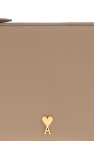 Ami Alexandre Mattiussi beige Pouch with logo