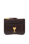 Ami Alexandre Mattiussi BROWN Wallet with logo