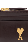 Ami Alexandre Mattiussi BROWN Wallet with logo