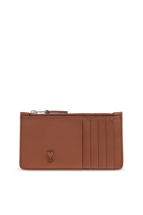 Funda de piel para tarjeta con logo