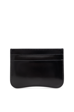 Skórzane etui na kartę z logo od Ami Alexandre Mattiussi
