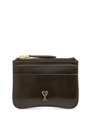 Estojo de cartão em pele com logótipo