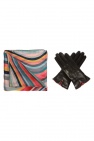 Paul Smith Shawl & leather gloves set