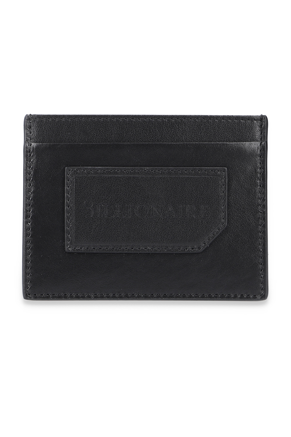 Billionaire Logo-embossed card case