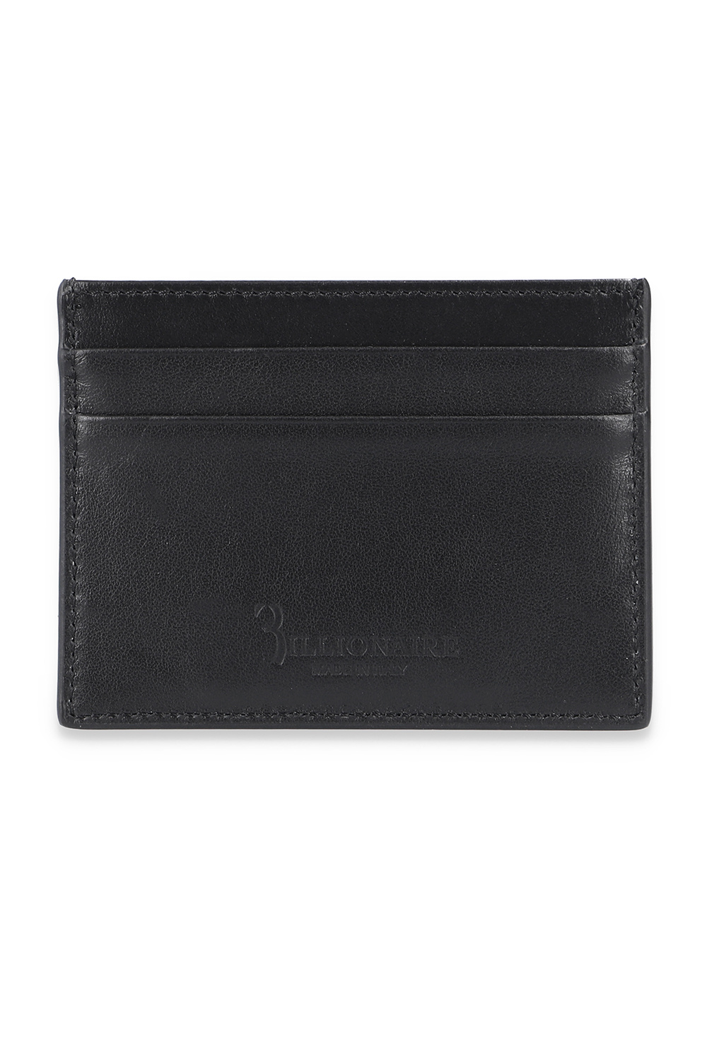 Billionaire Logo-embossed card case