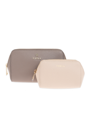 Furla Set of two cosmetic bags `Camelia Medium`