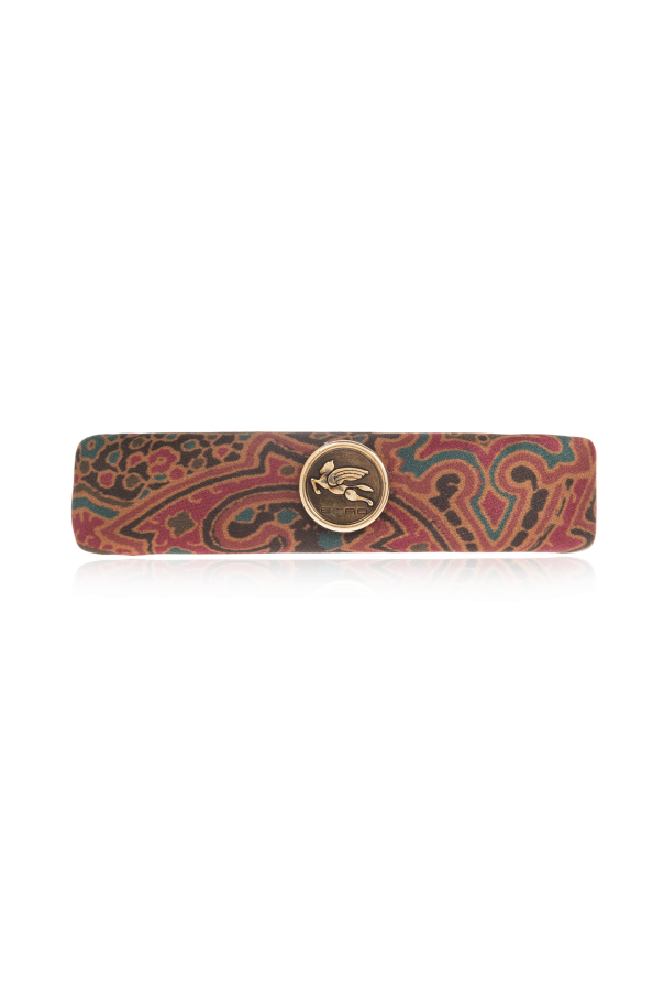 Etro Hair clip with logo-shaped applique