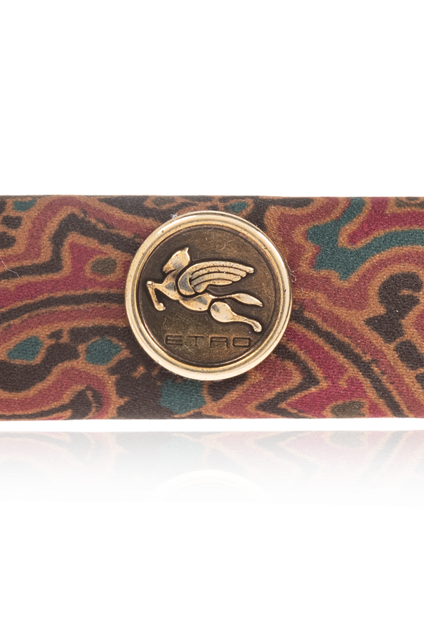 Etro Hair clip with logo-shaped applique