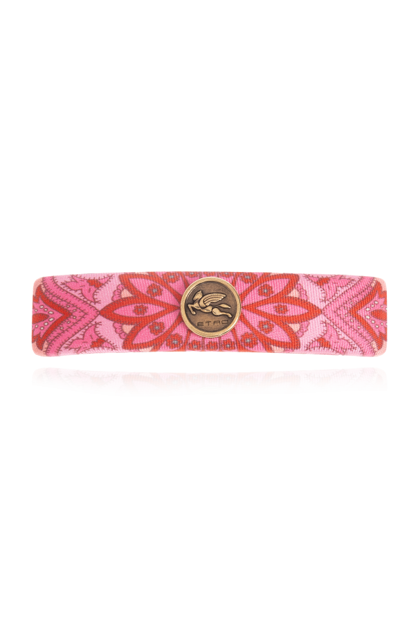 Etro Hair clip with logo-shaped applique