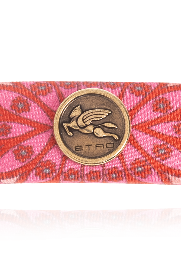 Etro Hair clip with logo-shaped applique