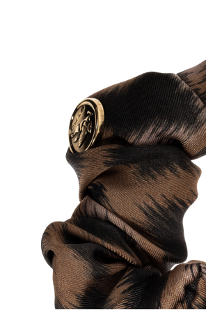 Etro Hair tie with logo appliqué