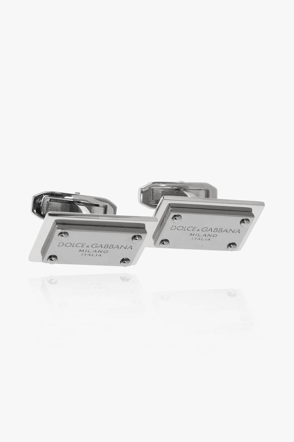 Dolce & Gabbana Logo-engraved cufflinks