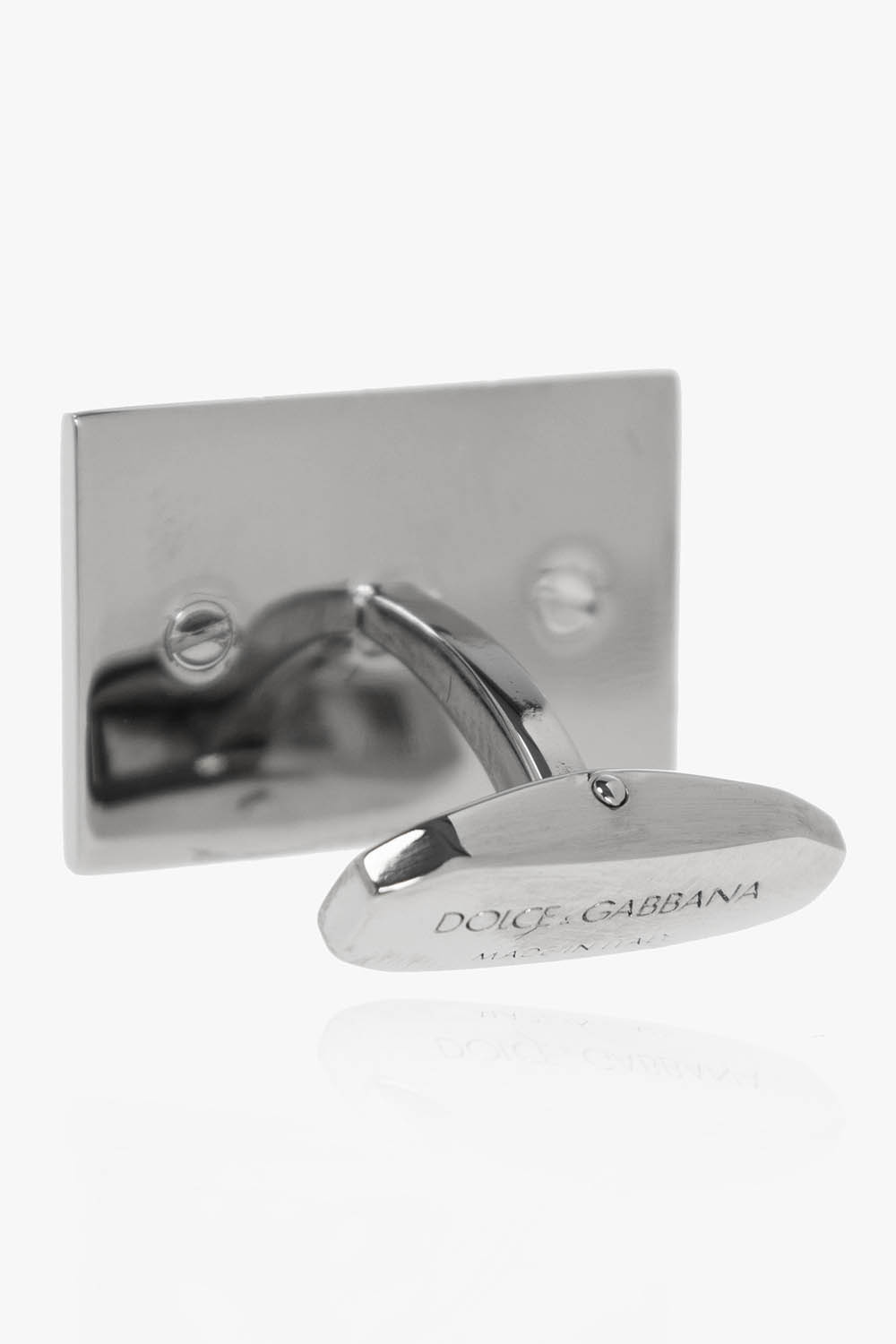 Dolce & Gabbana Logo-engraved cufflinks