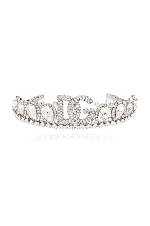 Crystal-bejewelled tiara