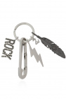 Zadig & Voltaire SILVER Keyring with charms
