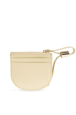 Furla "Laura" card case on a strap