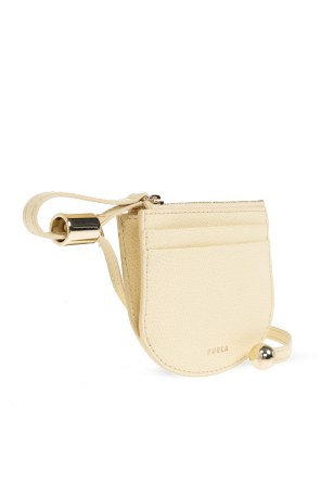 Furla "Laura" card case on a strap