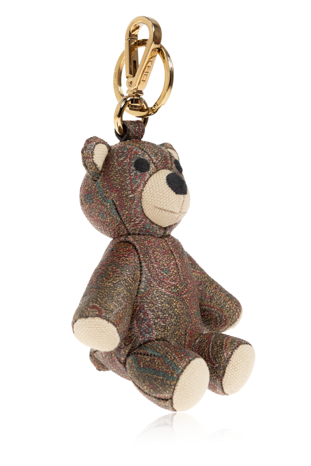 Etro Keychain with a bear-shaped pendant