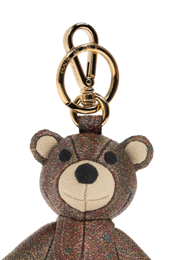 Etro Keychain with a bear-shaped pendant