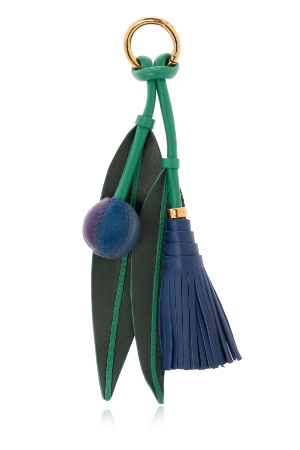 Leather keychain od Etro