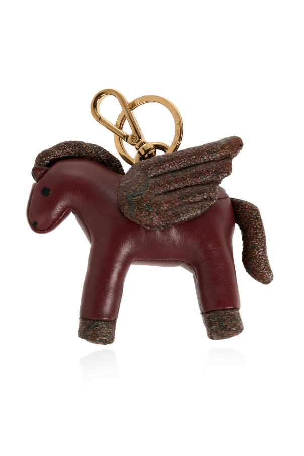 Pegasus-shaped keychain od Etro