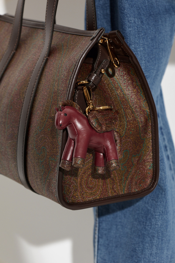 Etro Porta-chaves em forma de pégaso