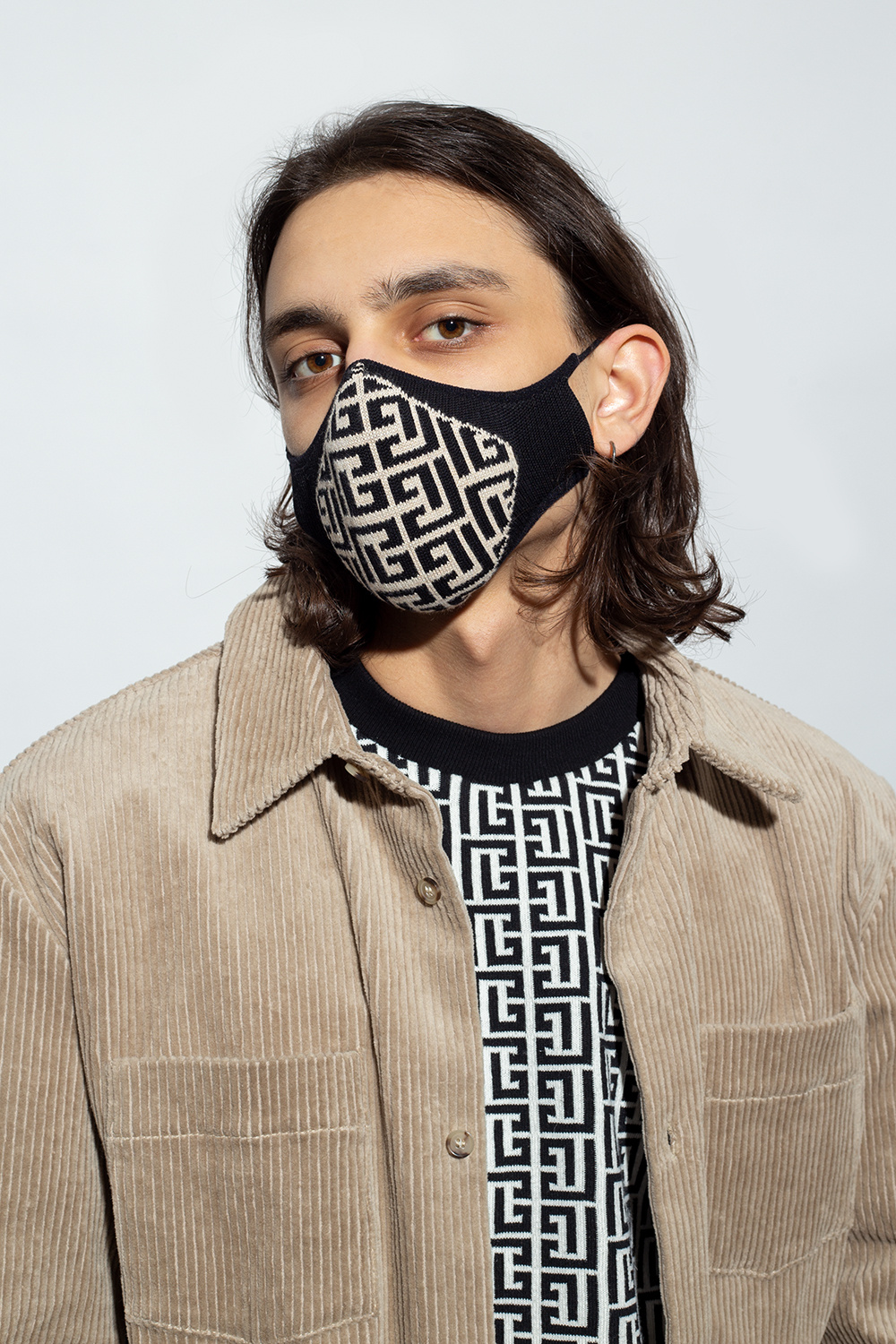 Balmain Mask with logo | Men's Accessories | Vitkac