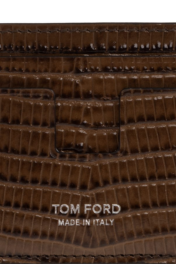 Tom Ford Estojo de cartões em pele